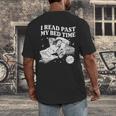 I Read Past My Bedtime Late Night Readers Book Club Men's Back Print T-Shirt I Read Past My Bedtime Late Night Readers Book Club Men's Back Print T-Shirt