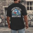 I Read Past My Bedtime Reading Dolphin Book Lover Men's Back Print T-Shirt