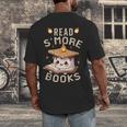 Read S'More Book Marshmallow Book Reading Lover Men's Back Print T-Shirt Read S'More Book Marshmallow Book Reading Lover Men's Back Print T-Shirt