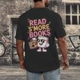 Read S'More Books Camping Outdoors Travel Campfire Smores Men's Back Print T-Shirt Read S'More Books Camping Outdoors Travel Campfire Smores Men's Back Print T-Shirt