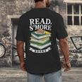 Read S'More Books Marshmallow Reading Smores Men's Back Print T-Shirt