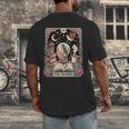The Reader Tarot Card Shirt Bird Book Lover Bookworm Men's Back Print T-Shirt