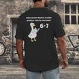 Reading 6-7 Silly Goose Read Books Bookish Bookworm Men's Back Print T-Shirt Reading 6-7 Silly Goose Read Books Bookish Bookworm Men's Back Print T-Shirt