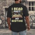 Reading Books For Kids Book Lover Bookworm Librarian Men's Back Print T-Shirt
