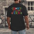 In My Reading Era Read Book Librarian Teacher Men Women Kids Men's Back Print T-Shirt