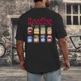Reading Is My Jam Teacher Student Book Lovers Men's Back Print T-Shirt Reading Is My Jam Teacher Student Book Lovers Men's Back Print T-Shirt