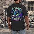 Reading Is Magical Dragon Tee Perfect For Book Lovers Kids Men's Back Print T-Shirt Reading Is Magical Dragon Tee Perfect For Book Lovers Kids Men's Back Print T-Shirt