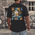 Reading Is Otterly Fun Sea Otter Book Lover Bookworm Men's Back Print T-Shirt