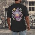 ReadsALOTL Cute Axolotl Book Lover Men's Back Print T-Shirt ReadsALOTL Cute Axolotl Book Lover Men's Back Print T-Shirt