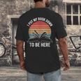 Retro I Put My Book Down To Be Here For Book Lover Men's Back Print T-Shirt