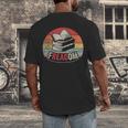Retro Vintage FREADom Anti Ban Books Freedom To Read Men's Back Print T-Shirt Retro Vintage FREADom Anti Ban Books Freedom To Read Men's Back Print T-Shirt