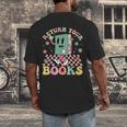 Return Your Books End School Year School Librarian Teacher Men's Back Print T-Shirt