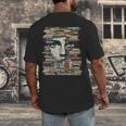 RtY Book Man Graphic Eyes Colorful Art Small Men's Back Print T-Shirt RtY Book Man Graphic Eyes Colorful Art Small Men's Back Print T-Shirt