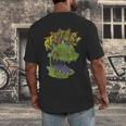 Rugrats Reptar Distressed Comic Book Style Cartoon Men's Back Print T-Shirt Rugrats Reptar Distressed Comic Book Style Cartoon Men's Back Print T-Shirt