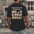 The Shelf Life Chose Me Bookstore Reading Lover Graphic Men's Back Print T-Shirt The Shelf Life Chose Me Bookstore Reading Lover Graphic Men's Back Print T-Shirt