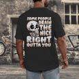Skeleton Coffee Lover Introvert Men's Back Print T-Shirt Skeleton Coffee Lover Introvert Men's Back Print T-Shirt