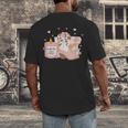 Smells Like Cowboy Romance Book Lover Men's Back Print T-Shirt Smells Like Cowboy Romance Book Lover Men's Back Print T-Shirt