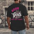 Smutty Book Merch Good Girls Read Dirty Books Smut Readers Men's Back Print T-Shirt