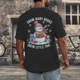 Snowman Reading Snow Many Books Snow Little Time Winter Men's Back Print T-Shirt Snowman Reading Snow Many Books Snow Little Time Winter Men's Back Print T-Shirt