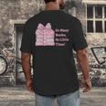 So Many Books Little Time Book Lover Teacher Librarian Men's Back Print T-Shirt So Many Books Little Time Book Lover Teacher Librarian Men's Back Print T-Shirt