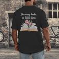 So Many Books Little Time Loves To Read Books Bookworm Men's Back Print T-Shirt