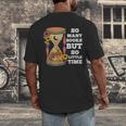 So Many Books But So Little Time Tee For Bookworms Readers Men's Back Print T-Shirt