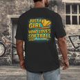Softball Just A Girl Comic Book Style Graphic For Teens Men's Back Print T-Shirt Softball Just A Girl Comic Book Style Graphic For Teens Men's Back Print T-Shirt