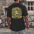 Softball Pitcher Best Traits Brave Retro Pop Comic Book Art Men's Back Print T-Shirt Softball Pitcher Best Traits Brave Retro Pop Comic Book Art Men's Back Print T-Shirt