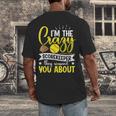 Softball Scorekeeper For a Score Book Keeper Men's Back Print T-Shirt Softball Scorekeeper For a Score Book Keeper Men's Back Print T-Shirt