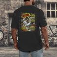 Softball Slider Pop Comic Book Art Best Traits Fast Elite Men's Back Print T-Shirt Softball Slider Pop Comic Book Art Best Traits Fast Elite Men's Back Print T-Shirt