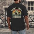 Sorry I Can't I'm Booked Reading For Cat Lover For Men Women Men's Back Print T-Shirt