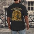 Speak Friend Enter Bookshop Magic Panther Men's Back Print T-Shirt Speak Friend Enter Bookshop Magic Panther Men's Back Print T-Shirt