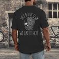 Spicy Book Club Women Dark Romance Lover Bookish Skeleton Men's Back Print T-Shirt