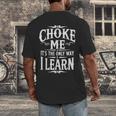 Spicy Romance Reader BookTok Kink Positive Book Lover Tee Men's Back Print T-Shirt