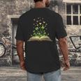 St Patricks Day Book Lover Librarian Core Shamrock Author Men's Back Print T-Shirt St Patricks Day Book Lover Librarian Core Shamrock Author Men's Back Print T-Shirt
