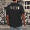 Stamp Silly Goose Reading Book Librarian Bookish Teacher Men's Back Print T-Shirt