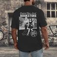 Support Your Local Bookstore Reading Book Lover Men's Back Print T-Shirt