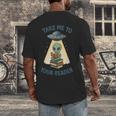 Teacher Alien Books UFO Reading Take Me To Your Reader Men's Back Print T-Shirt Teacher Alien Books UFO Reading Take Me To Your Reader Men's Back Print T-Shirt