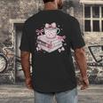 Teacher Valentine's Day All Booked For Valentines Reading Men's Back Print T-Shirt Teacher Valentine's Day All Booked For Valentines Reading Men's Back Print T-Shirt