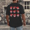 Teacher Valentines Day Reading Book Lover Bookworm Library Men's Back Print T-Shirt Teacher Valentines Day Reading Book Lover Bookworm Library Men's Back Print T-Shirt