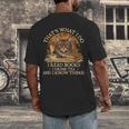 That’s What I Do I Read Books Reading Bookworm Reader Men's Back Print T-Shirt