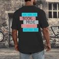 Threadless Grey Sky Chai Trans Book Pride Graphic Men's Back Print T-Shirt
