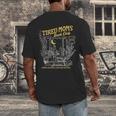 Tired Moms Club Bookish Book Lover Homebody Fall Book Club Men's Back Print T-Shirt