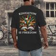 History Book Education Freedom Teacher Women Men Kids Men's Back Print T-Shirt History Book Education Freedom Teacher Women Men Kids Men's Back Print T-Shirt