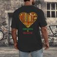 History Education Is Freedom Books Black History Heart Men's Back Print T-Shirt History Education Is Freedom Books Black History Heart Men's Back Print T-Shirt