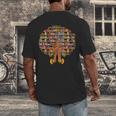 History Month Afro Women Girls Book Lover Librarian Men's Back Print T-Shirt History Month Afro Women Girls Book Lover Librarian Men's Back Print T-Shirt