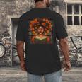 History Month Black Afro Girl Women Book Lovers Men's Back Print T-Shirt