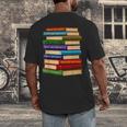 History Month Educated Black Leaders Reading Books Men's Back Print T-Shirt History Month Educated Black Leaders Reading Books Men's Back Print T-Shirt