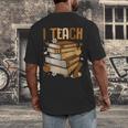 History Month I Teach Melanin Book Black Teacher Men's Back Print T-Shirt History Month I Teach Melanin Book Black Teacher Men's Back Print T-Shirt