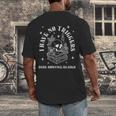 Trigger Warning Dark Romance Reader Bookish No Triggers Book Men's Back Print T-Shirt